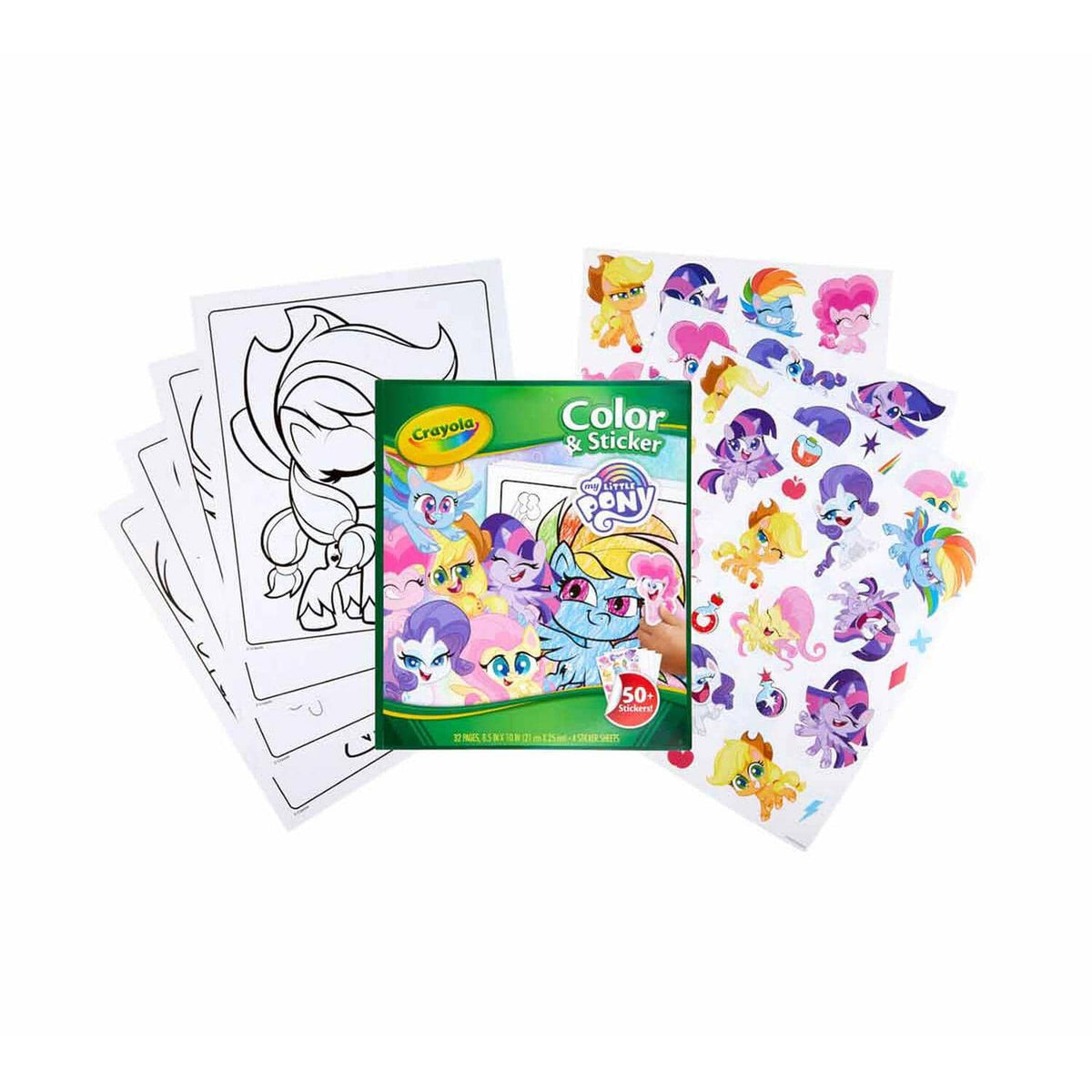 Crayola - My Little Pony Color And Sticker Book