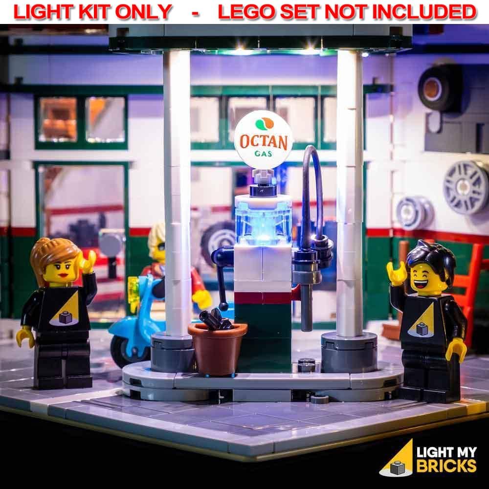 Light My Bricks - LIGHT KIT for LEGO® Corner Garage 10264