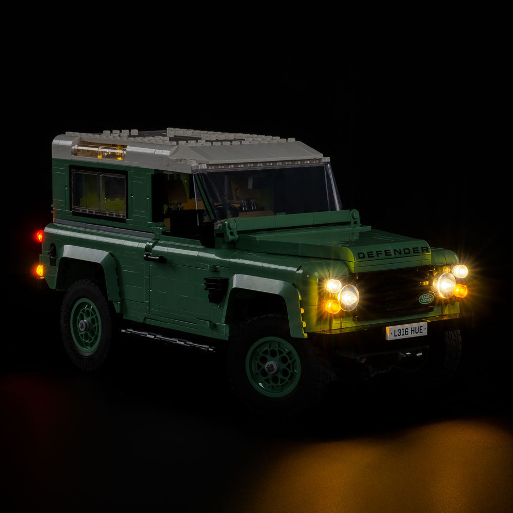 Light My Bricks - Light Kit For LEGO® Land Rover Classic Defender 90 10317
