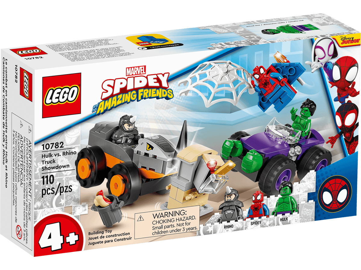 LEGO® 10782 Hulk vs. Rhino Truck Showdown - Marvel Spidey 4+