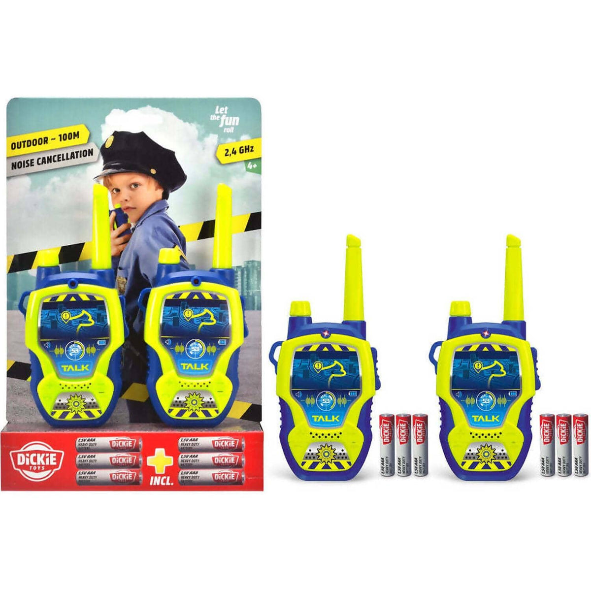 Dickie Toys - Kids Police Patrol Two-Way Radio Playset