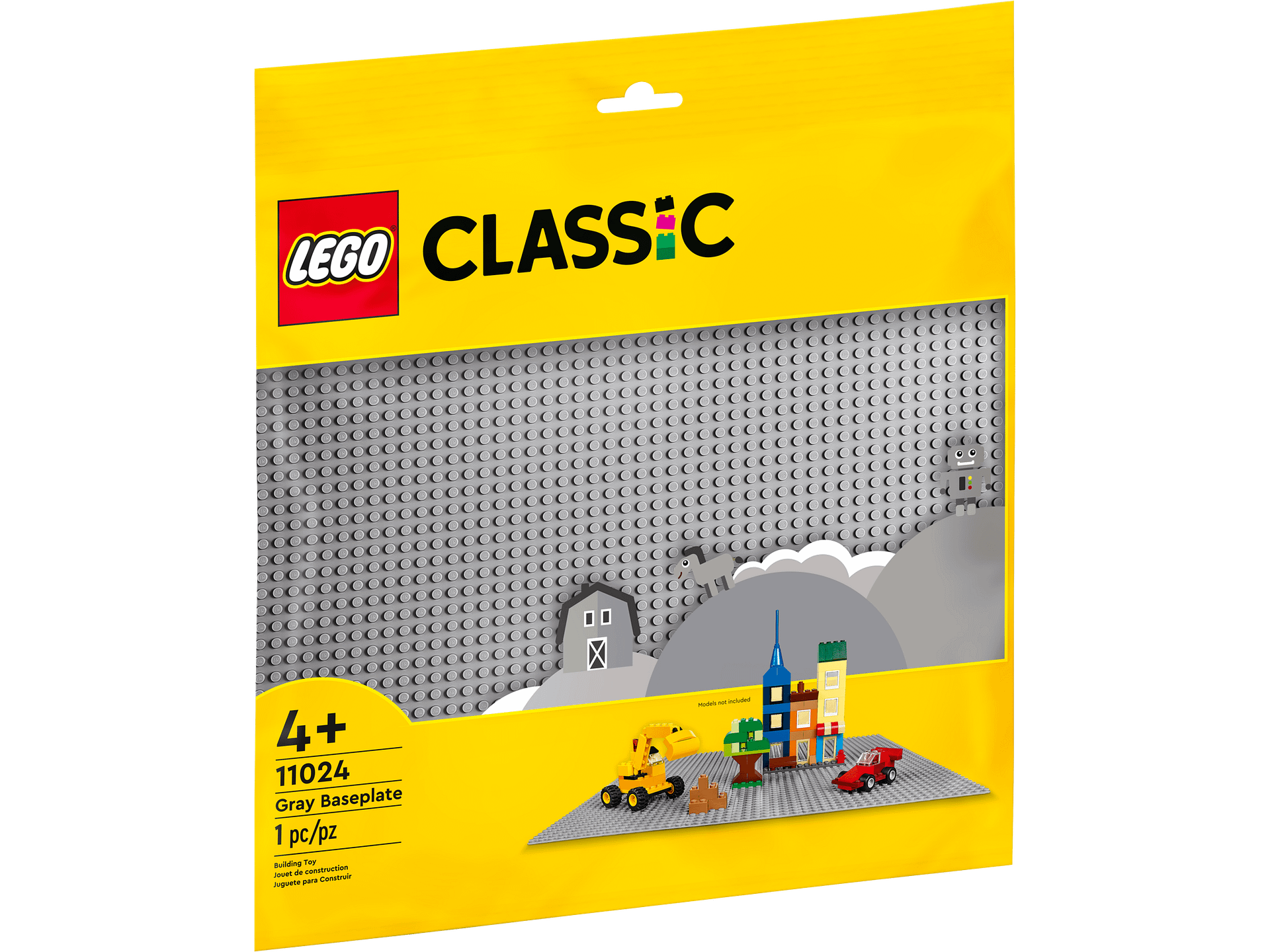 LEGO® 11024 Gray Baseplate - Classic 4+