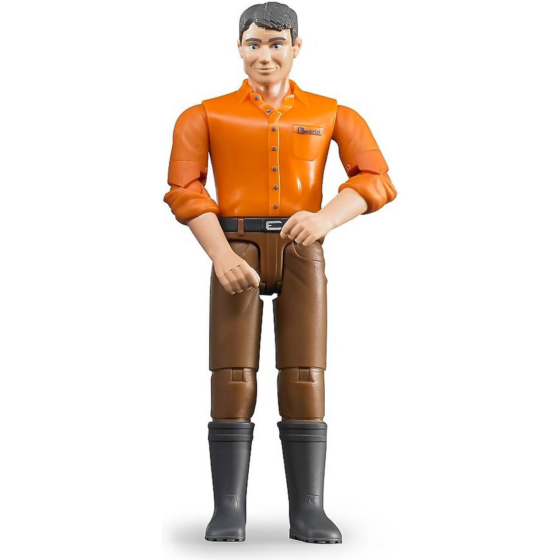 Bruder - Figure Brown Jeans Man