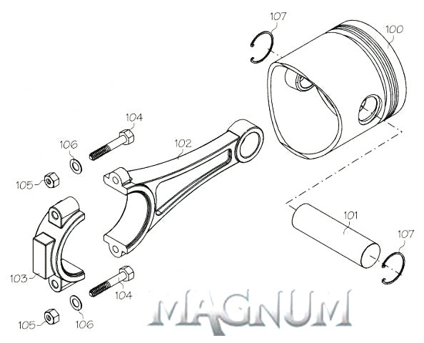 80873 (MAGNUM ENGINES PART) INTAKE PIPE XL91FS