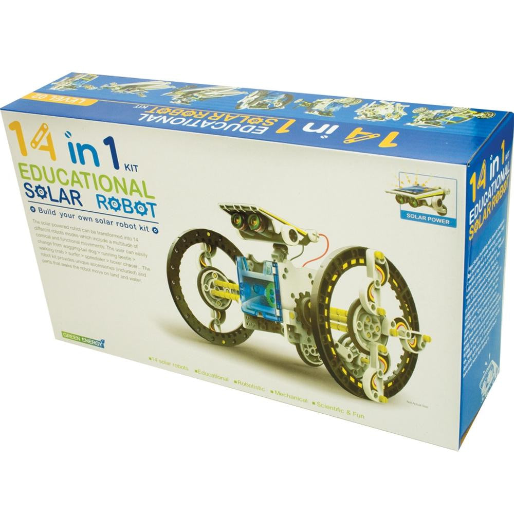 Green Energy - 14 In 1 educational Solar Robot Kit
