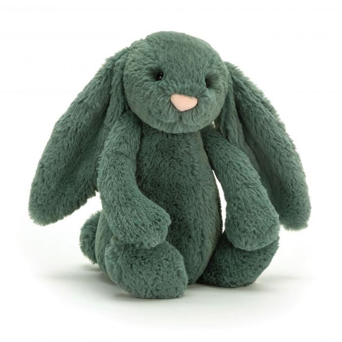 Jellycat - Bashful Forest Bunny Medium Green 31x12x15cm