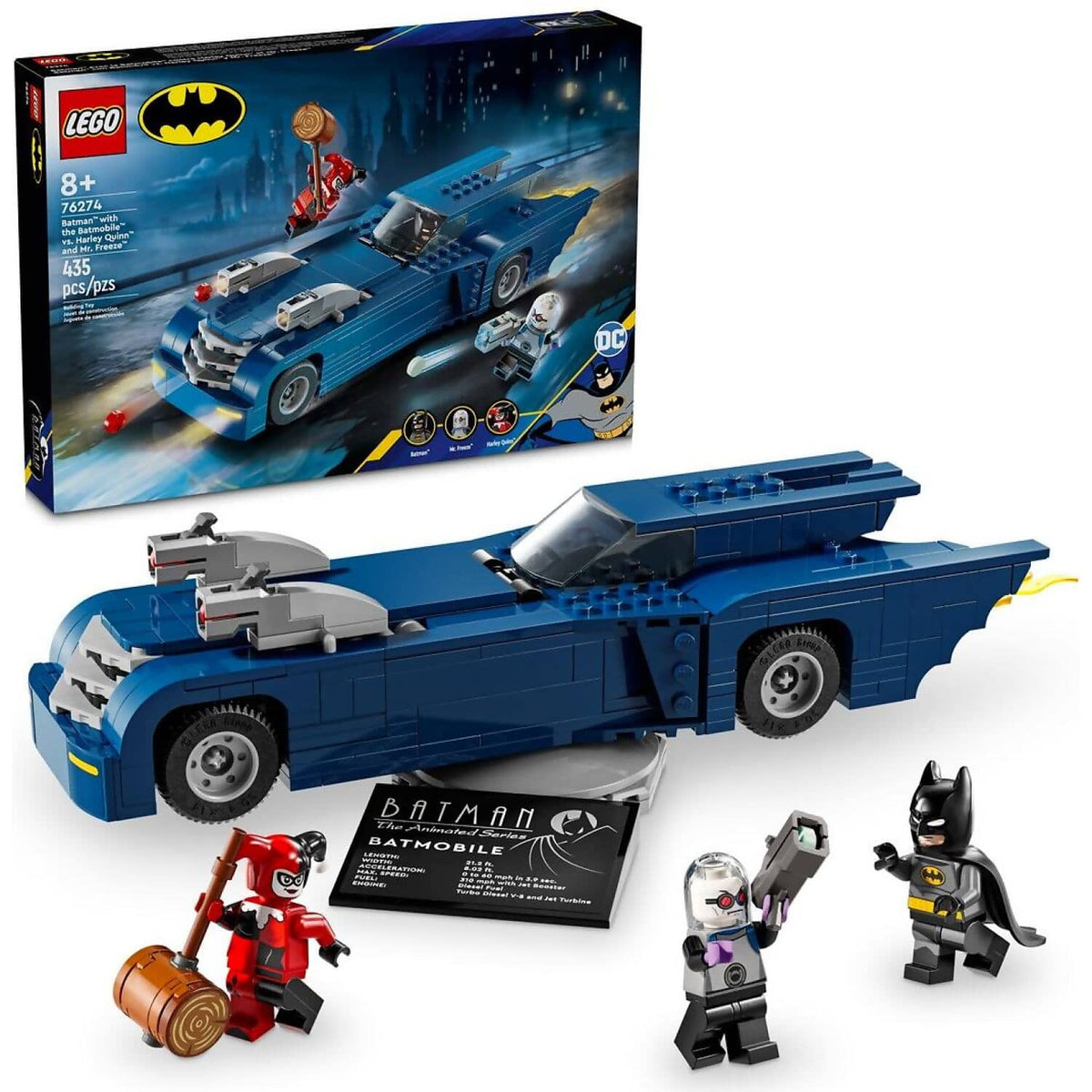 LEGO® 76274 Batman™ with the Batmobile vs. Harley Quinn and Mr. Freeze - DC Super Heroes