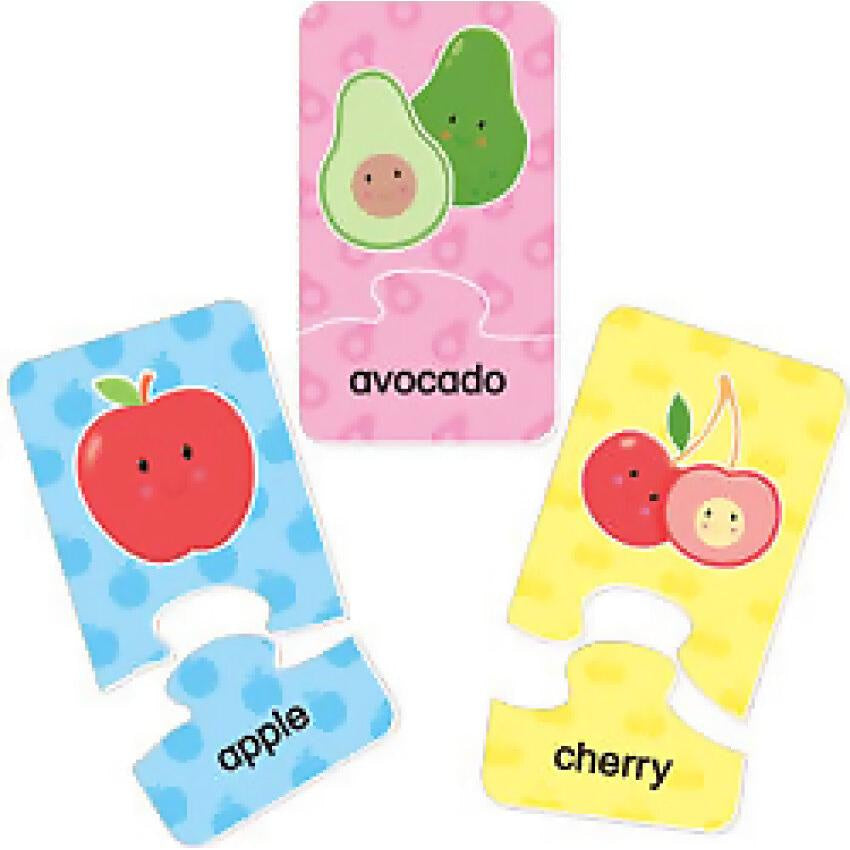GALT - Fruit And Veg Puzzles - Jigsaw Puzzle Set 24 x 2-Piece Puzzles