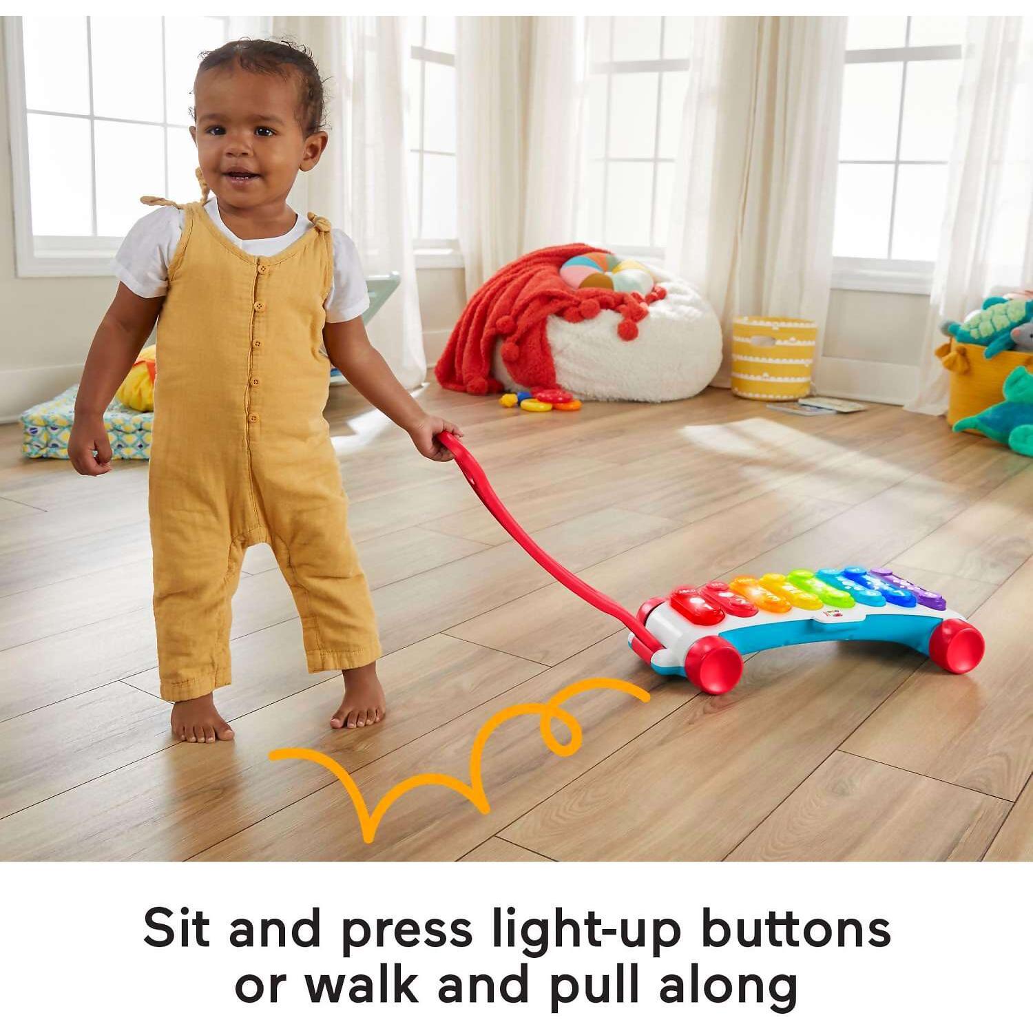 Fisher-Price - Giant Light-up Xylophone Baby Learning Toy