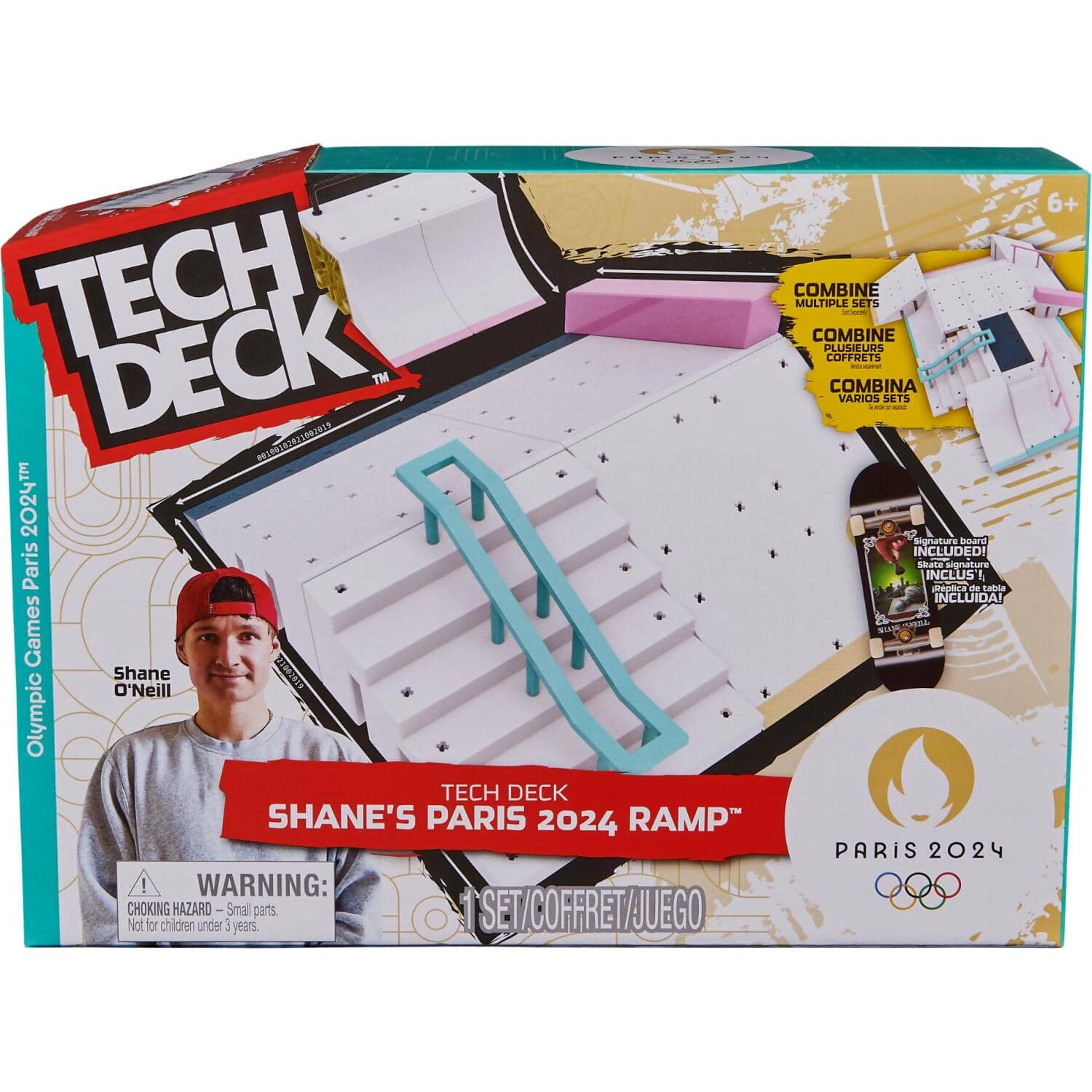 Tech Deck - Shane s Olympic Games Paris 2024 Ramp Playset And Pro Fingerboard
