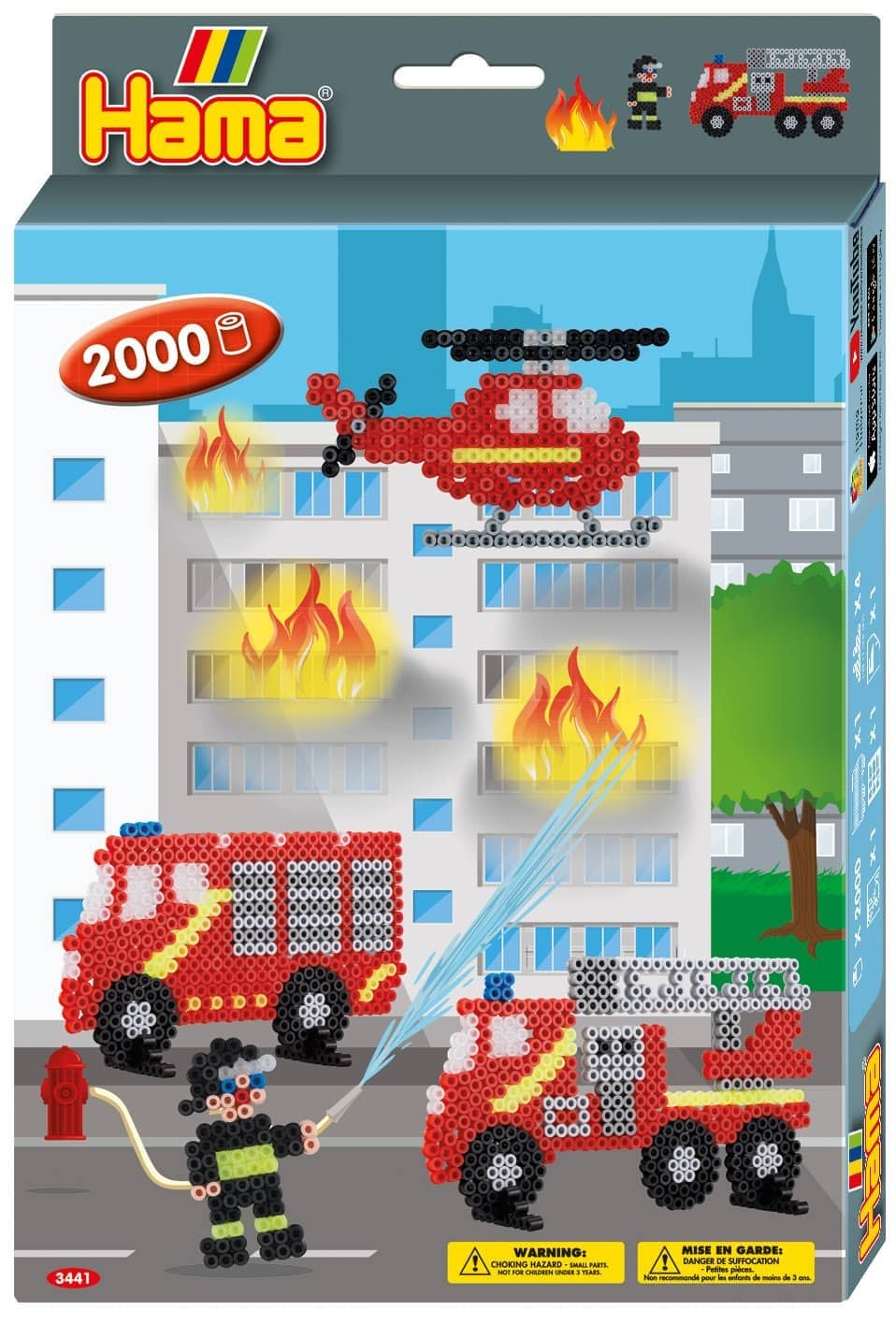 Hama Beads - Fire Fighters Craft Kit - Gift Box