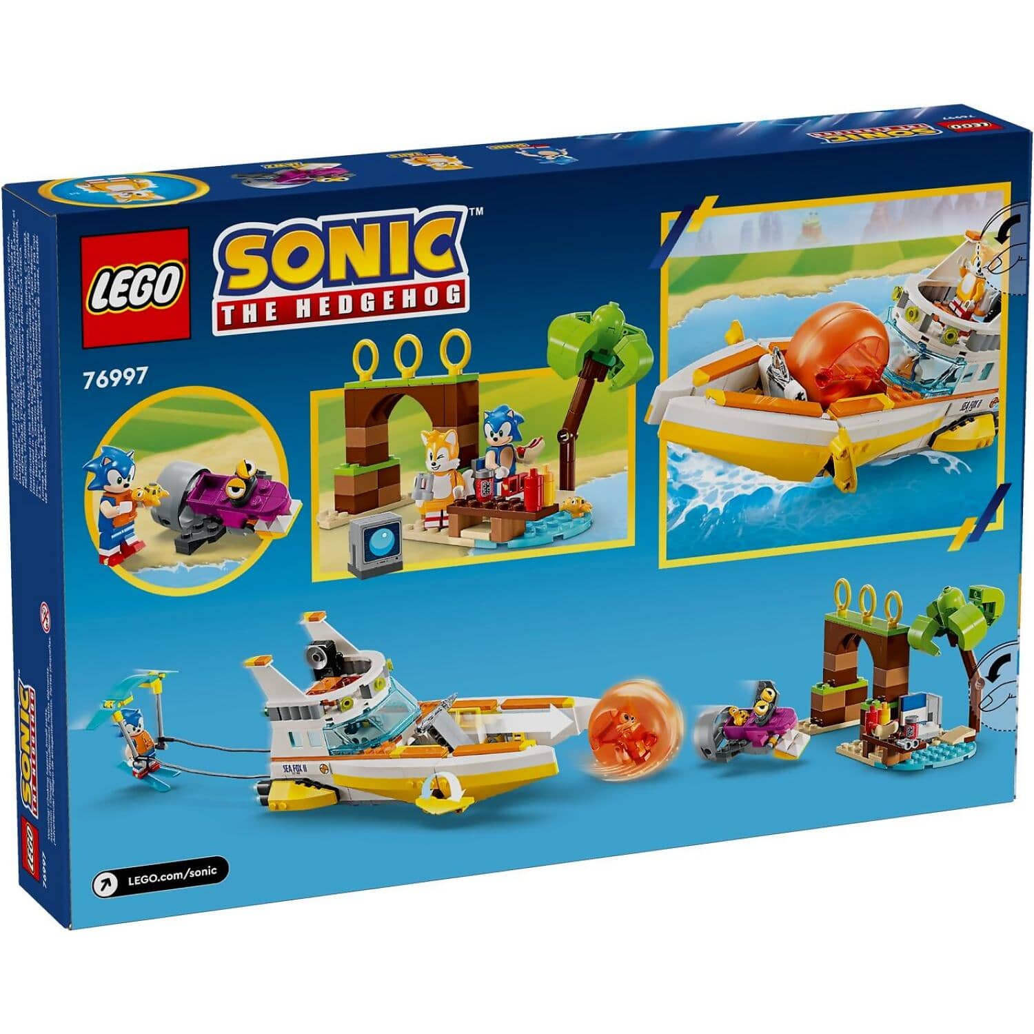 LEGO® 76997 Tails Adventure Boat - Sonic the Hedgehog™