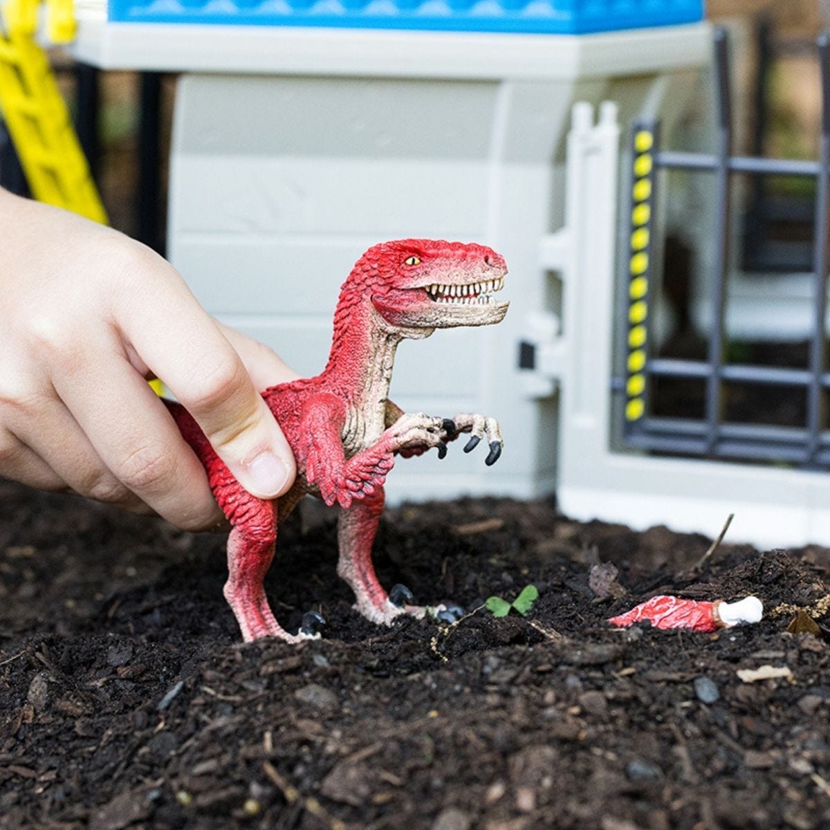Schleich - Large Dino Research Station Dinosaur Figurine Animal Playset
