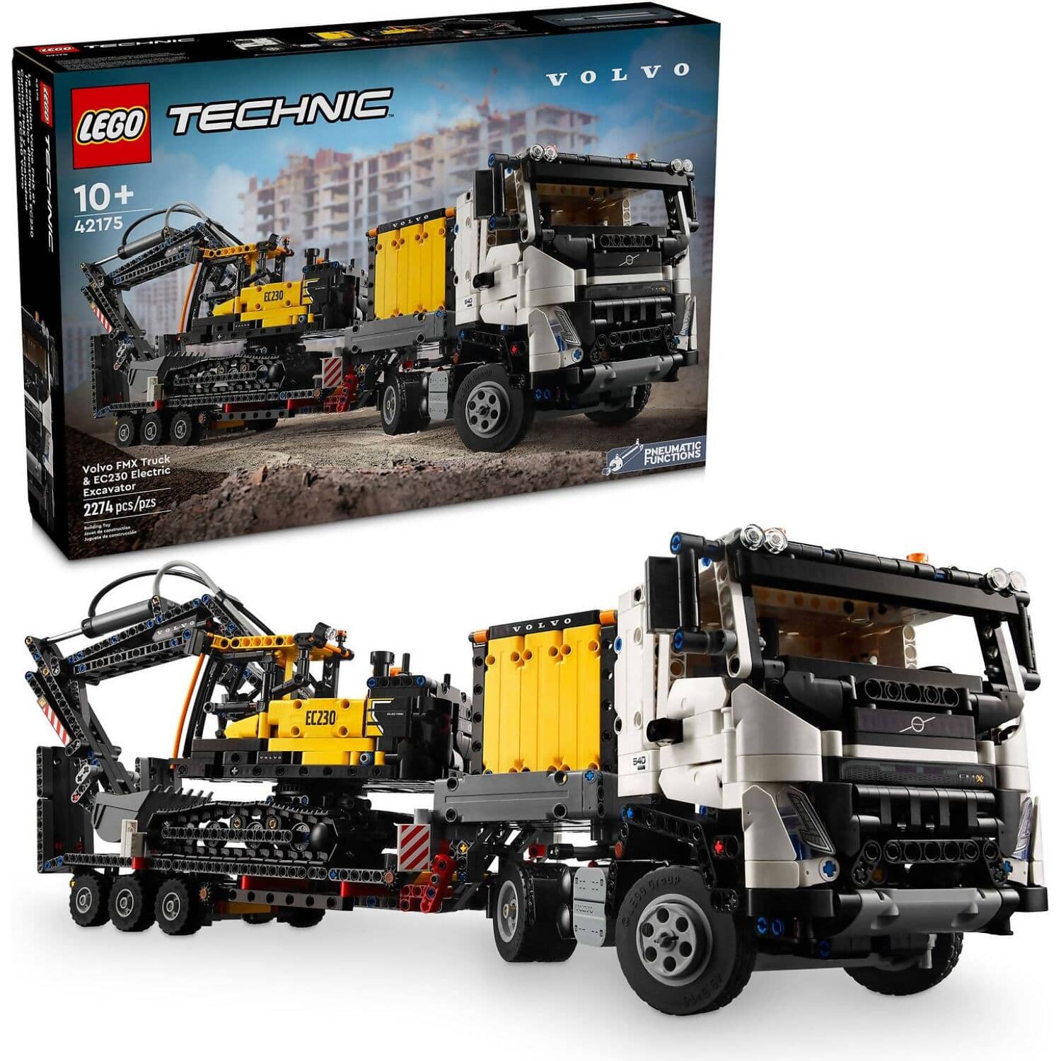 LEGO® 42175 Volvo FMX Truck & EC230 Electric Excavator - Technic