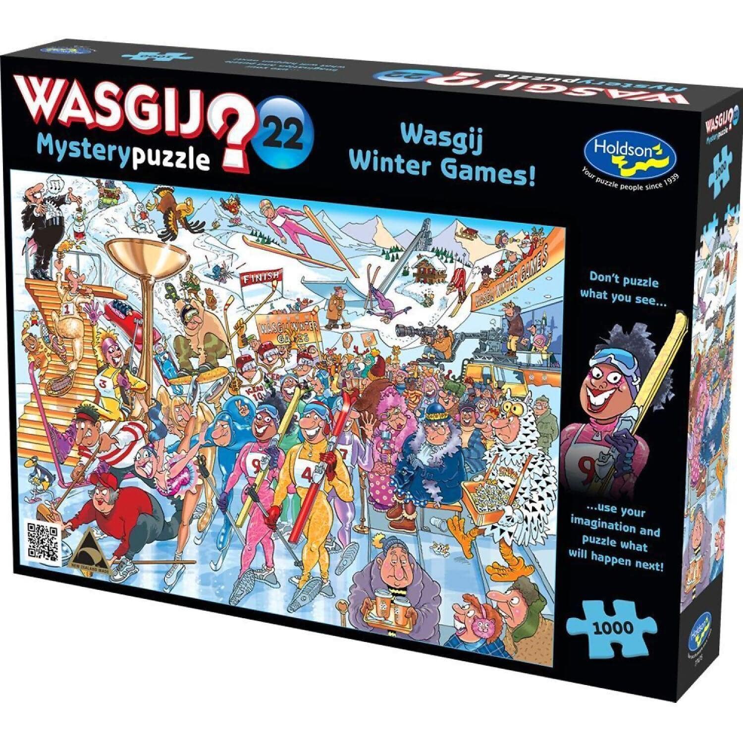 Wasgij? - Mystery 22 - Winter Games Holdson Jigsaw Puzzle 1000 Pieces