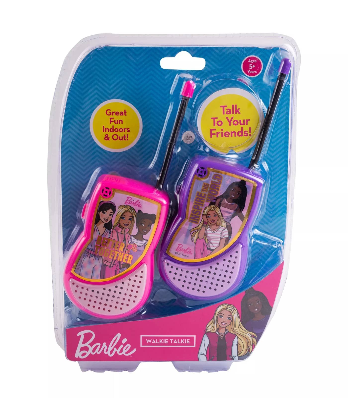 Barbie - 2023 Kids Two-Way Fashion Radio Playset