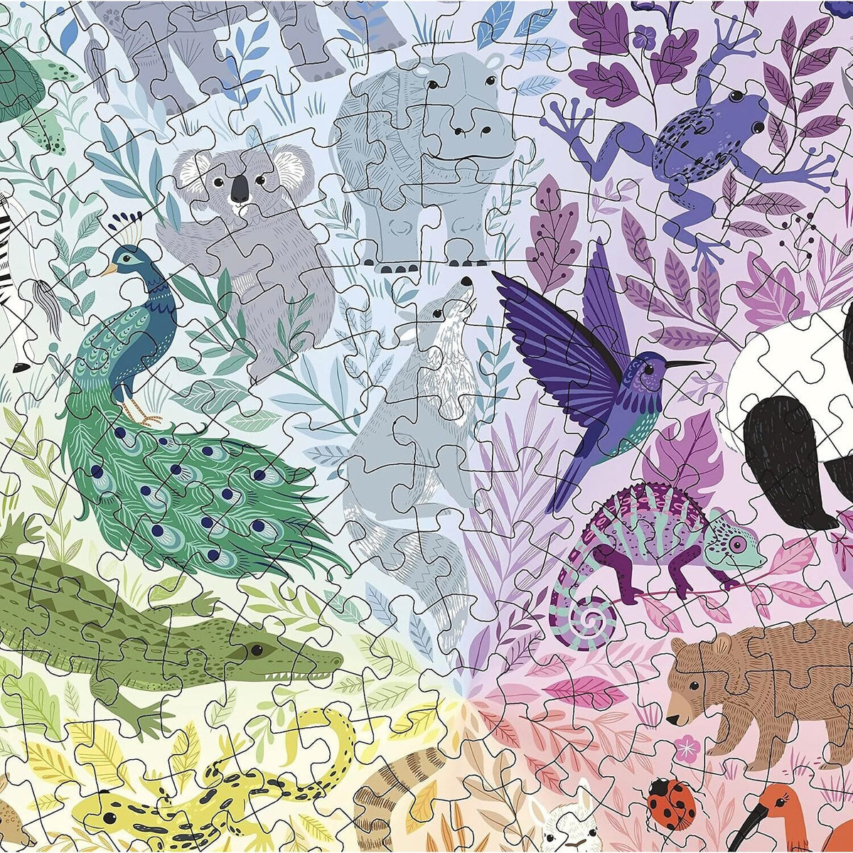 Ravensburger - Circle Of Colors Animals Jigsaw Puzzle 500pc