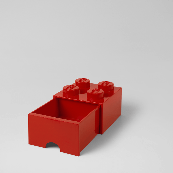 LEGO® Storage Brick Drawer 4 (1 Drawer) Red 4005 - Room Copenhagen