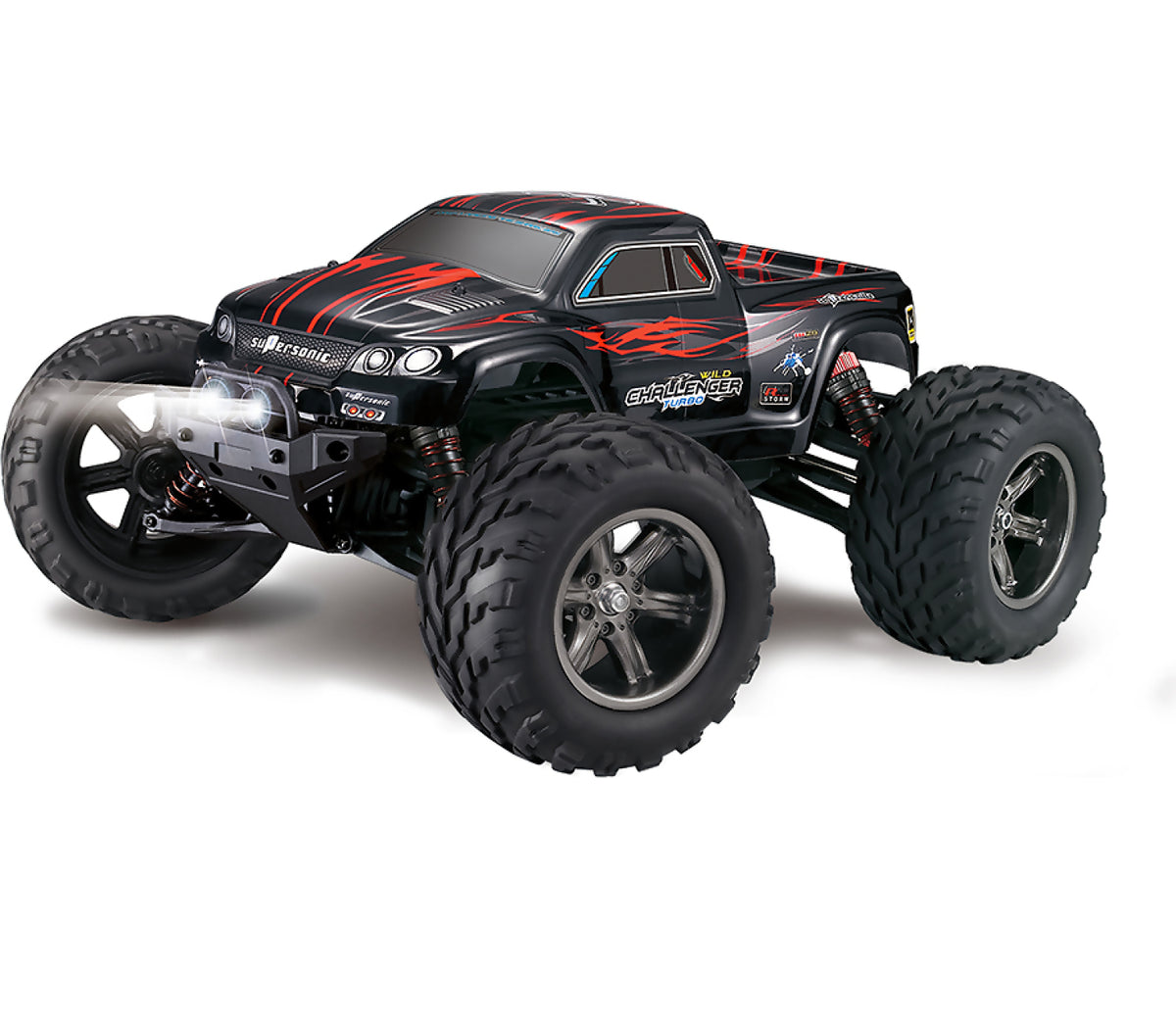 TORNADO RC 1:12 RADIO CONTROL MONSTER TRUCK RTR V2 RED