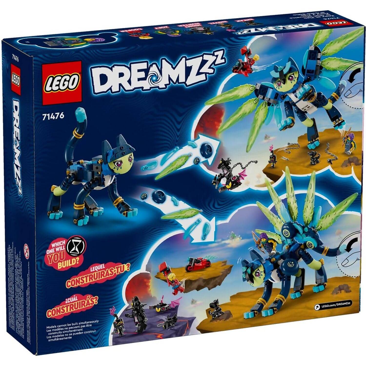 LEGO® 71476 Zoey and Zian the Cat-Owl - DREAMZzz™