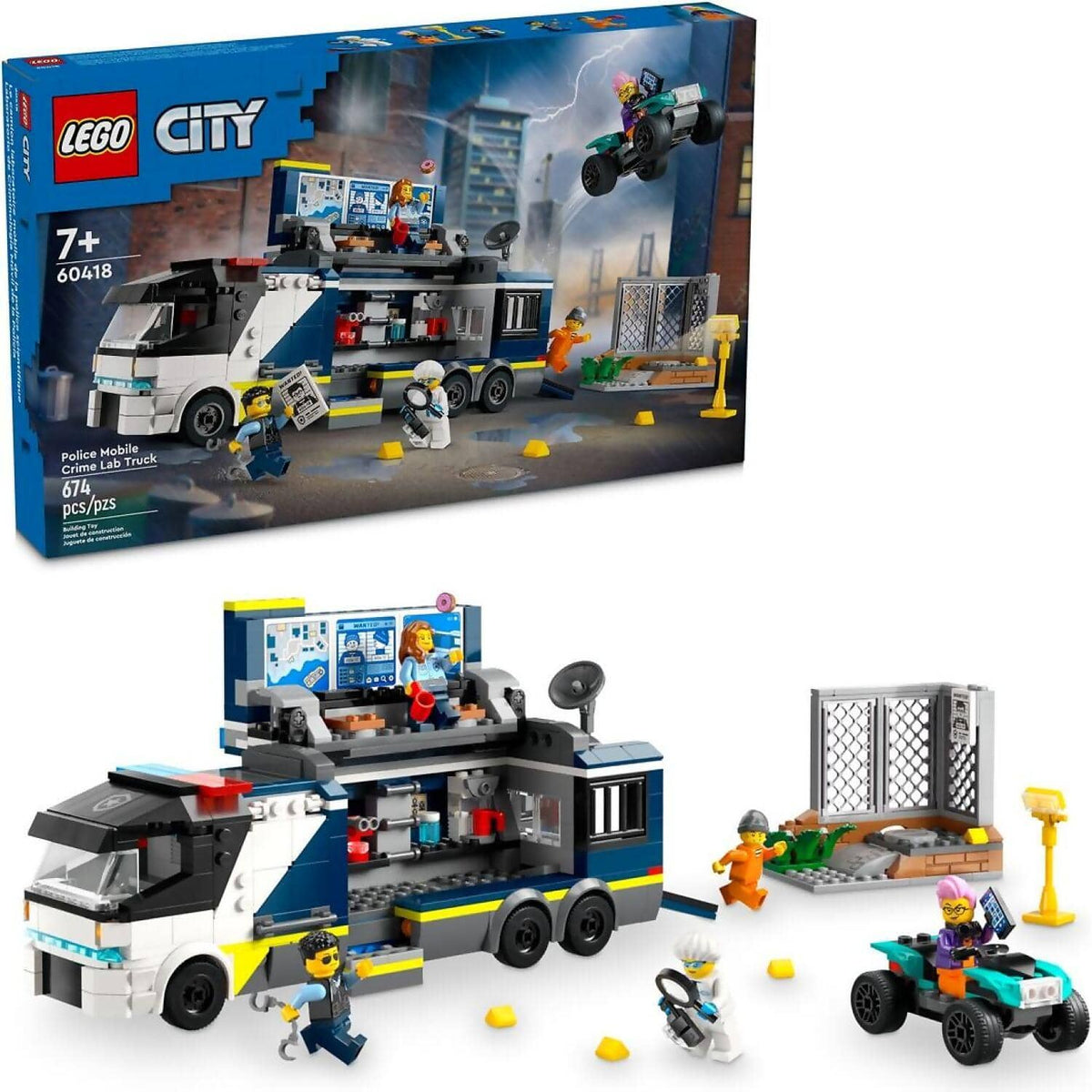 LEGO® 60418 Police Mobile Crime Lab Truck - City