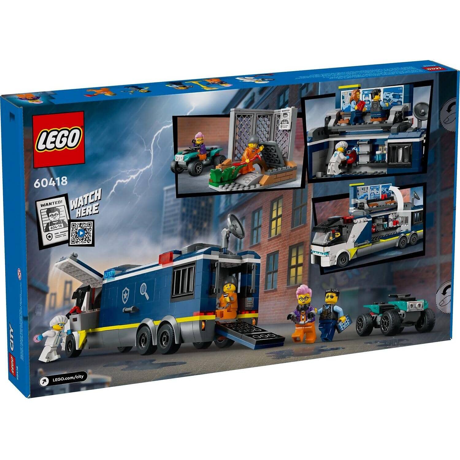 LEGO® 60418 Police Mobile Crime Lab Truck - City