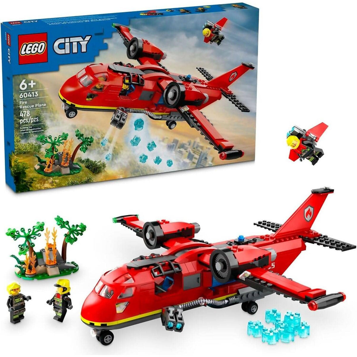 LEGO® 60413 Fire Rescue Plane - City