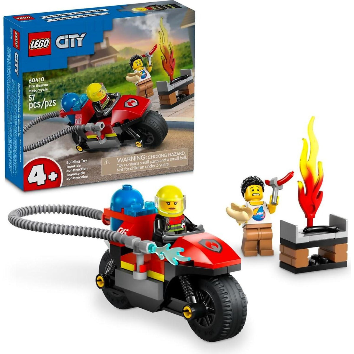 LEGO® 60410 Fire Rescue Motorcycle - City 4+
