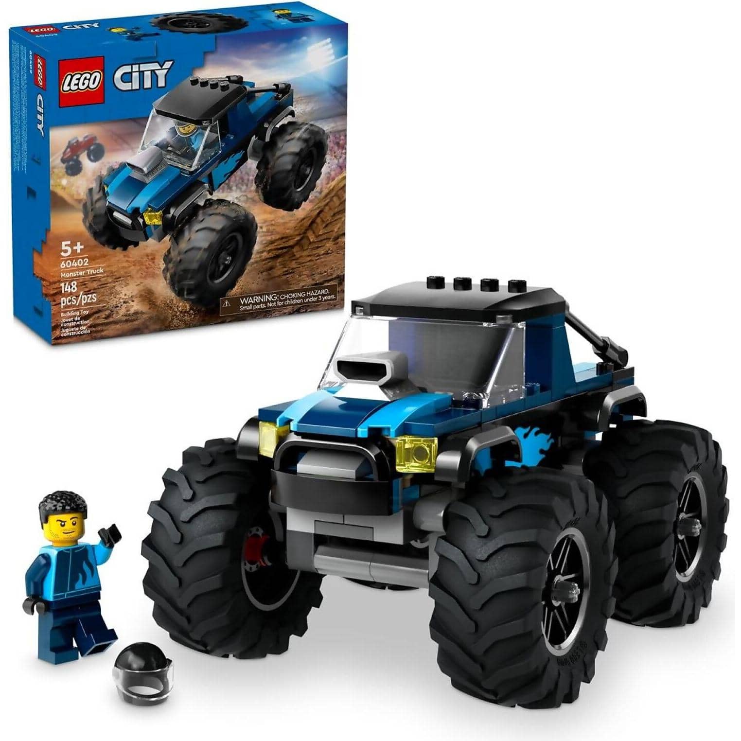 LEGO® 60402 Blue Monster Truck - City