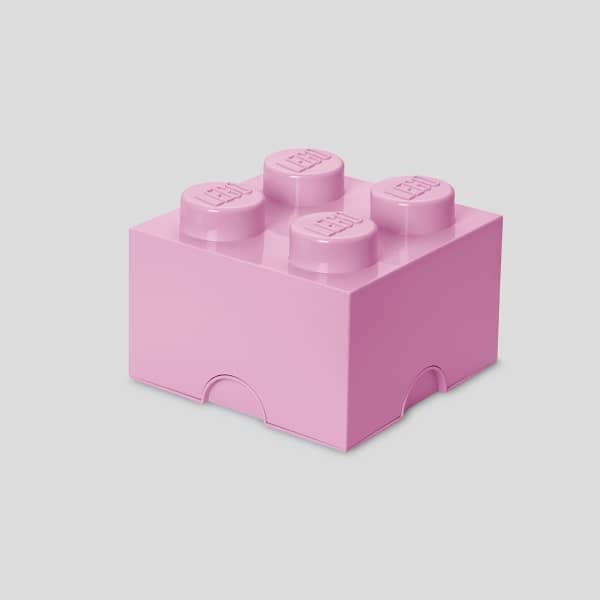 LEGO® Storage Brick 4 Light Pink 4003 - Room Copenhagen
