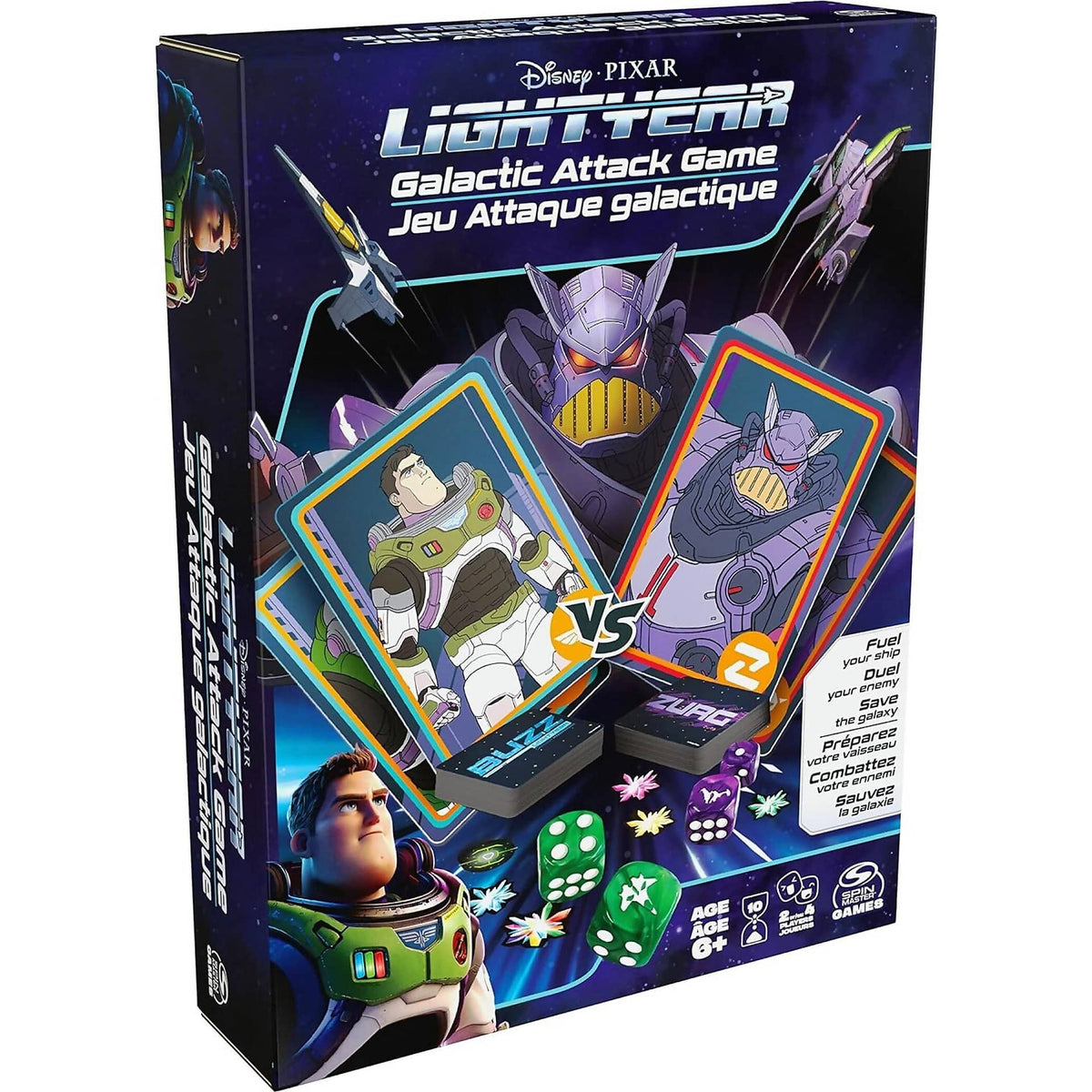 Spin Master - Disney Buzz Lightyear Galactic Attack Game