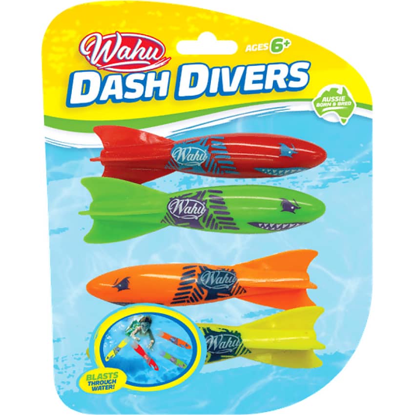Wahu - Dash Divers 4 Pack