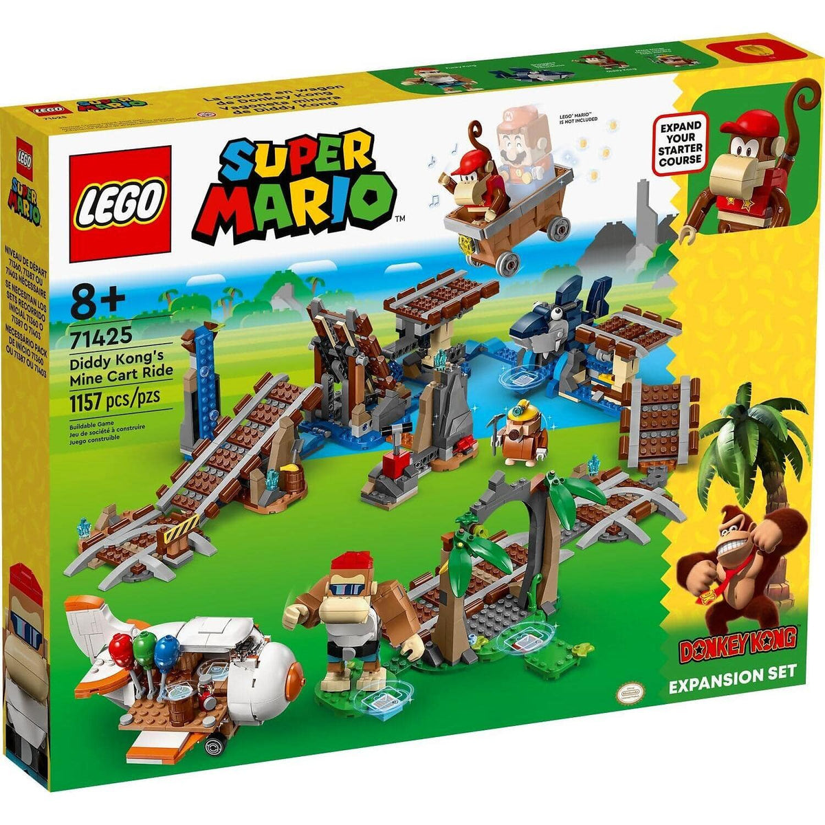LEGO® 71425 Diddy Kong's Mine Cart Ride Expansion Set - Super Mario™