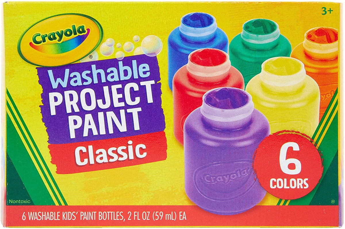 Crayola - Washable Kids Paint 6 Pack Classic Colours