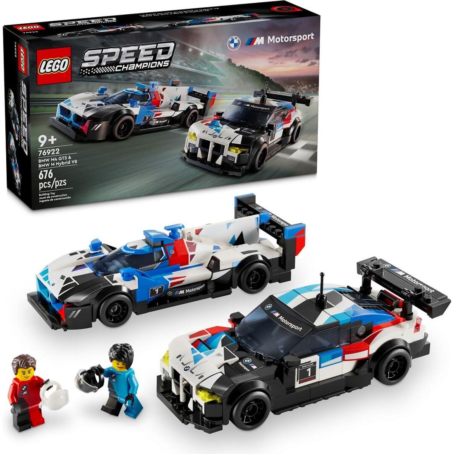 LEGO® 76922 BMW M4 GT3 & BMW M Hybrid V8 Race Cars - Speed Champions