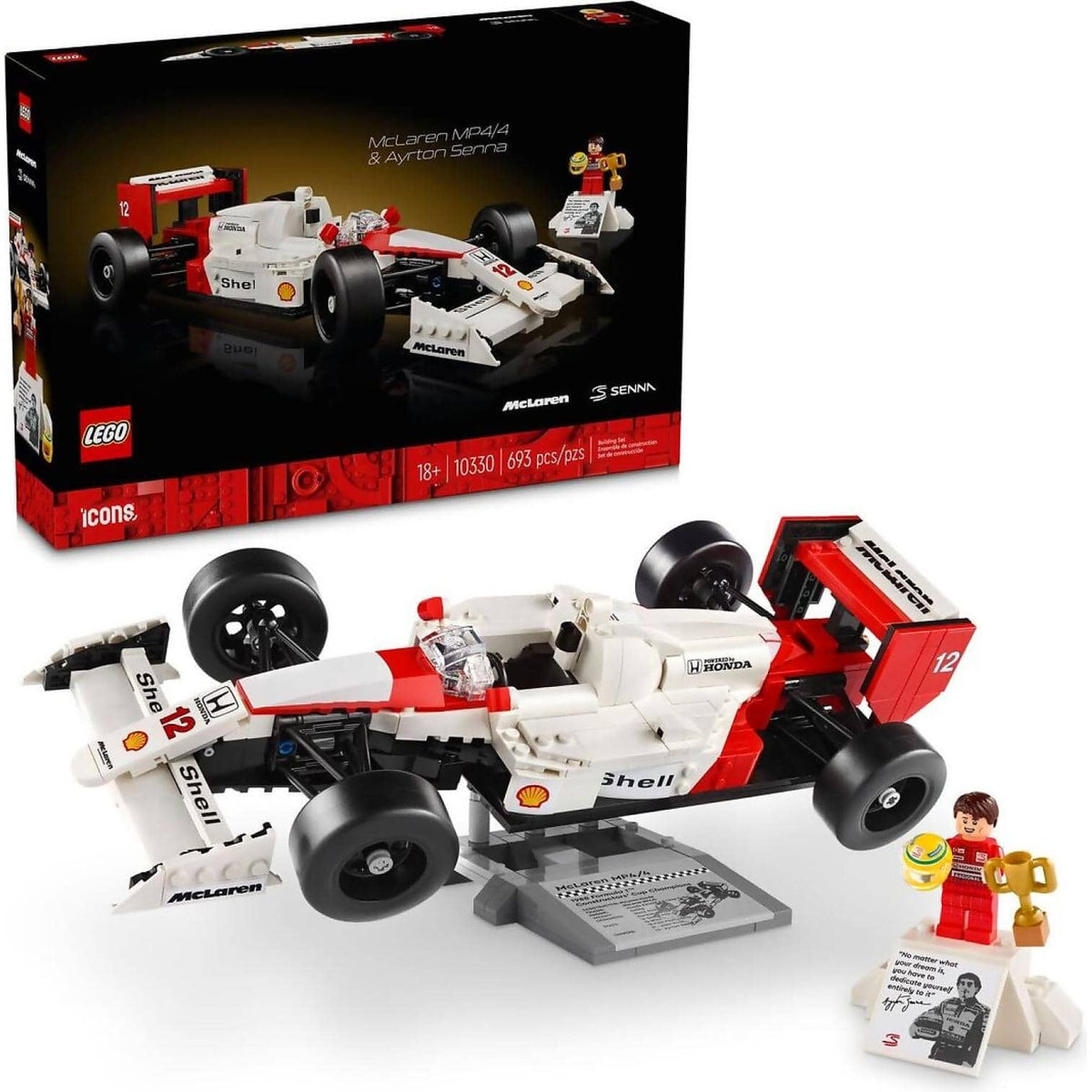 LEGO® 10330 McLaren MP4/4 & Ayrton Senna - Icons