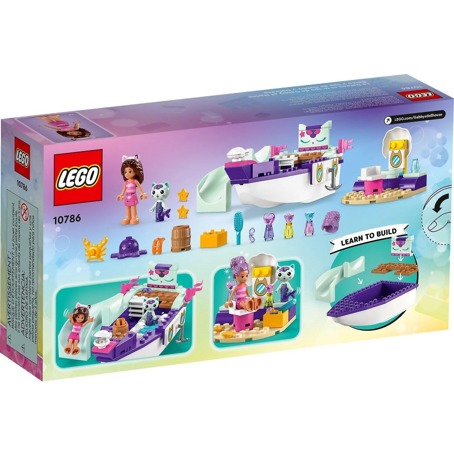 LEGO® 10786 Gabby & MerCat's Ship & Spa - Gabby's Dollhouse 4+