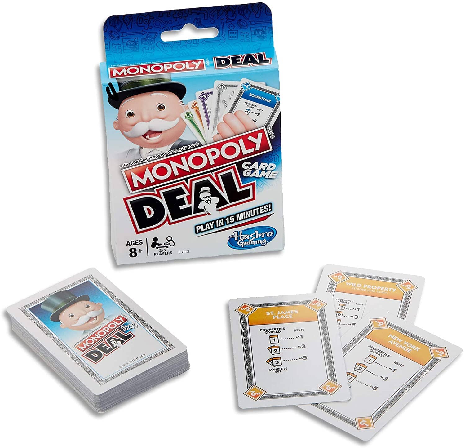Monopoly - Deal - Card Game - Play In 15 Minutes - Family Board Game Hasbro