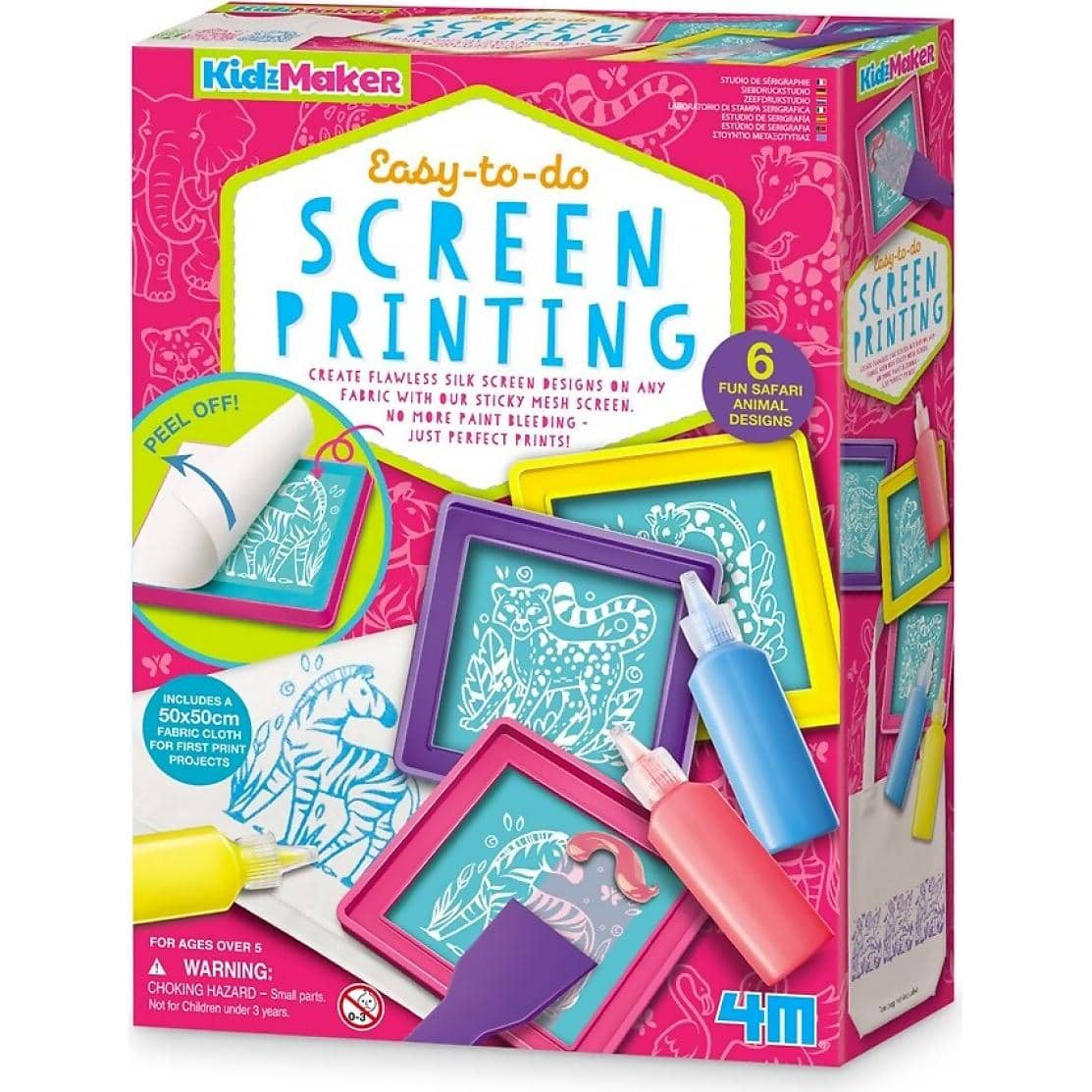 4M - Kidzmaker - Easy-to-do Screen Printing - Johnco