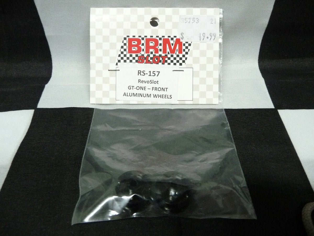 BRM - SLOT RS-157 REVOSLOT TOYOTA GT ONE - FRONT ALUMINIUM WHEELS