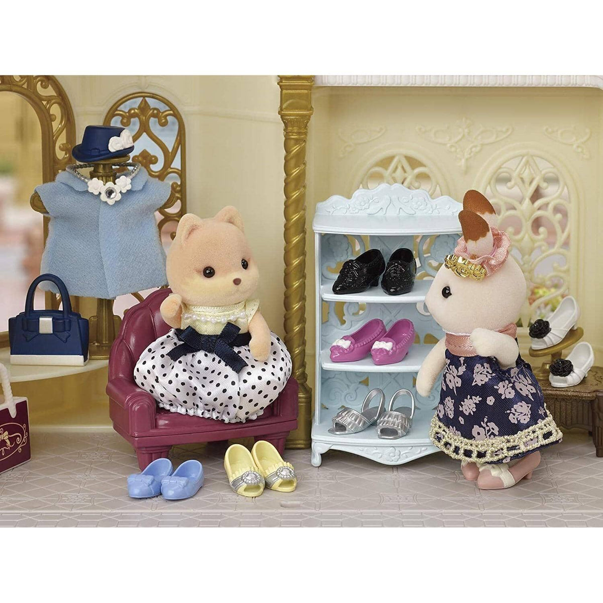 Sylvanian Families - Fashion Playset Shoe Shop Collection Animal Doll Playset