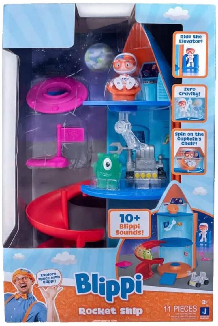 Blippi - Rocket Ship Playset