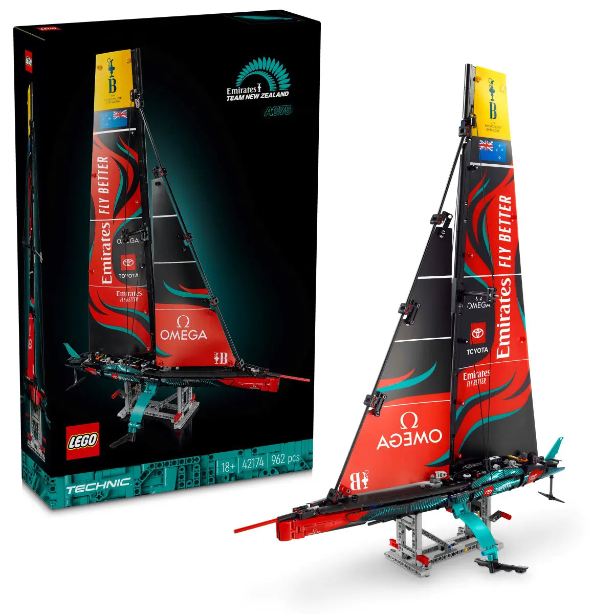LEGO® 42174 Emirates Team New Zealand AC75 Yacht - Technic