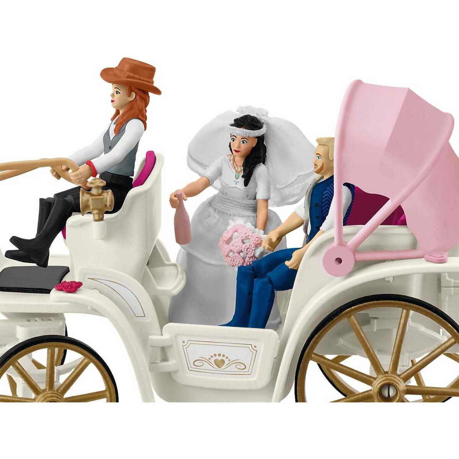 Schleich – Horse Club Wedding Carriage Playset with Bride