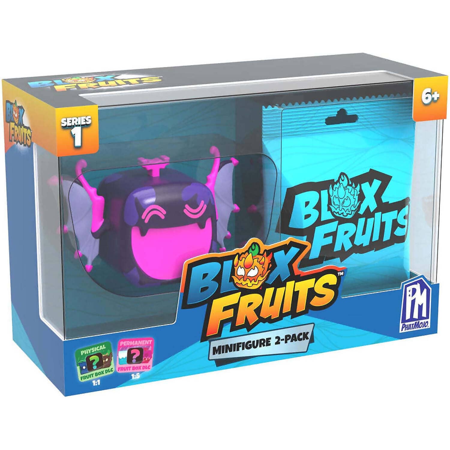 Blox Fruits - 1.5-inch Mini Figure 2 Pack With DLC Code Blind Box - Phatmojo