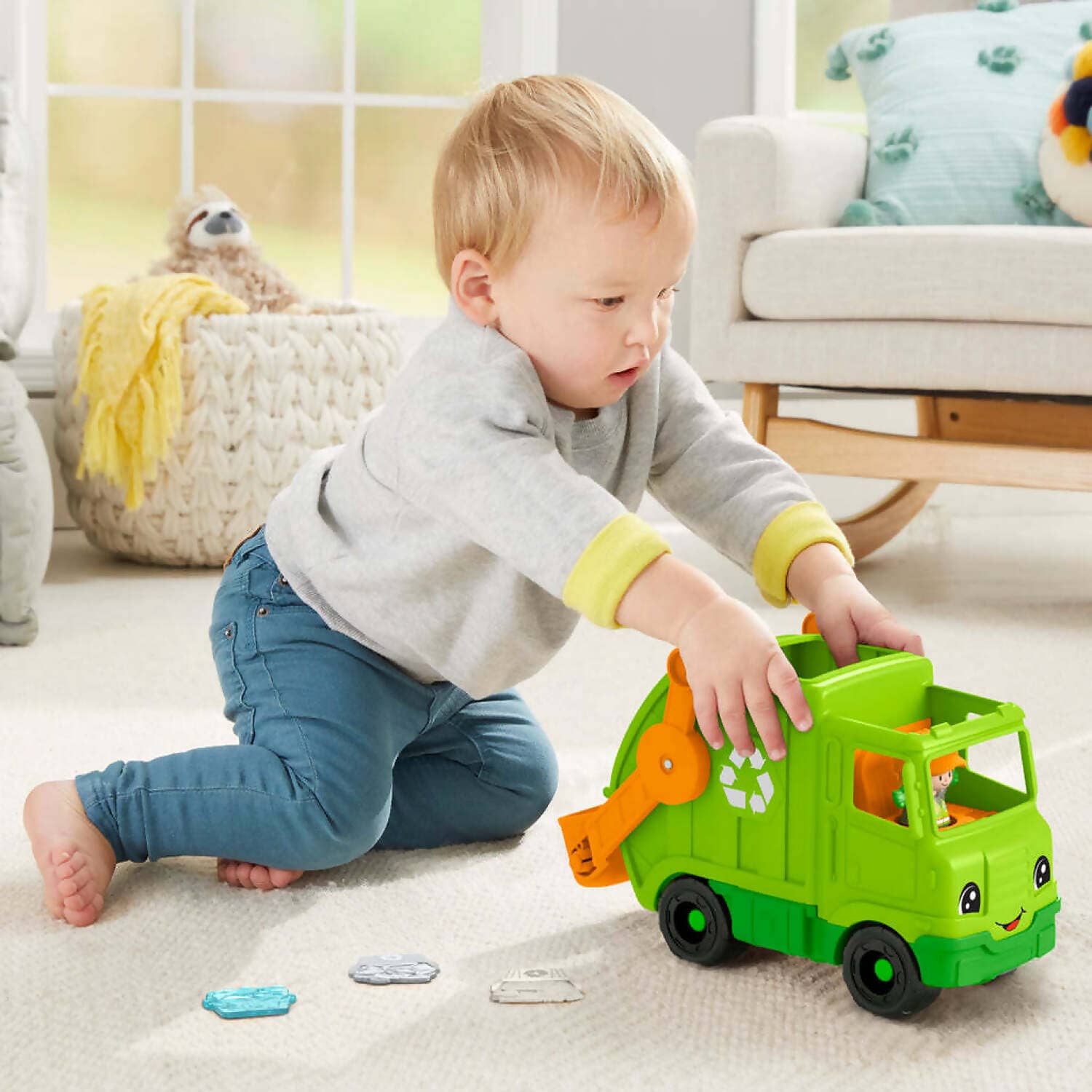 Fisher-Price - Little People Large Recycling Truck