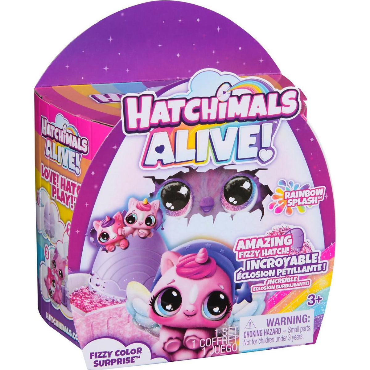 Hatchimals - Alive! - Rainbow Splash Fizzy Color Surprise
