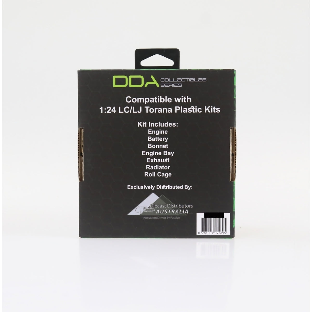 DDA COLLECTIBLES - 1:24 SCALE - LC & LJ 6 CYLINDER TORANA ENGINE WITH TRIPLE CARBS PLASTIC KIT - DIECAST MODEL ACCESSORY