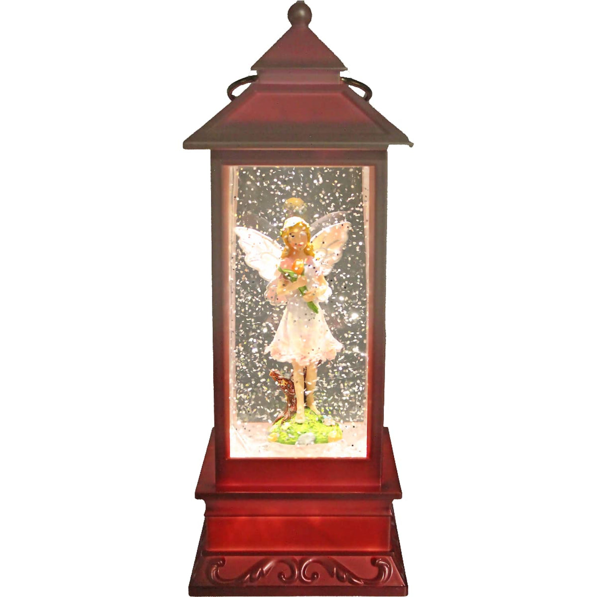 Cotton Candy - Pink Twirling Motion Lantern Fairy