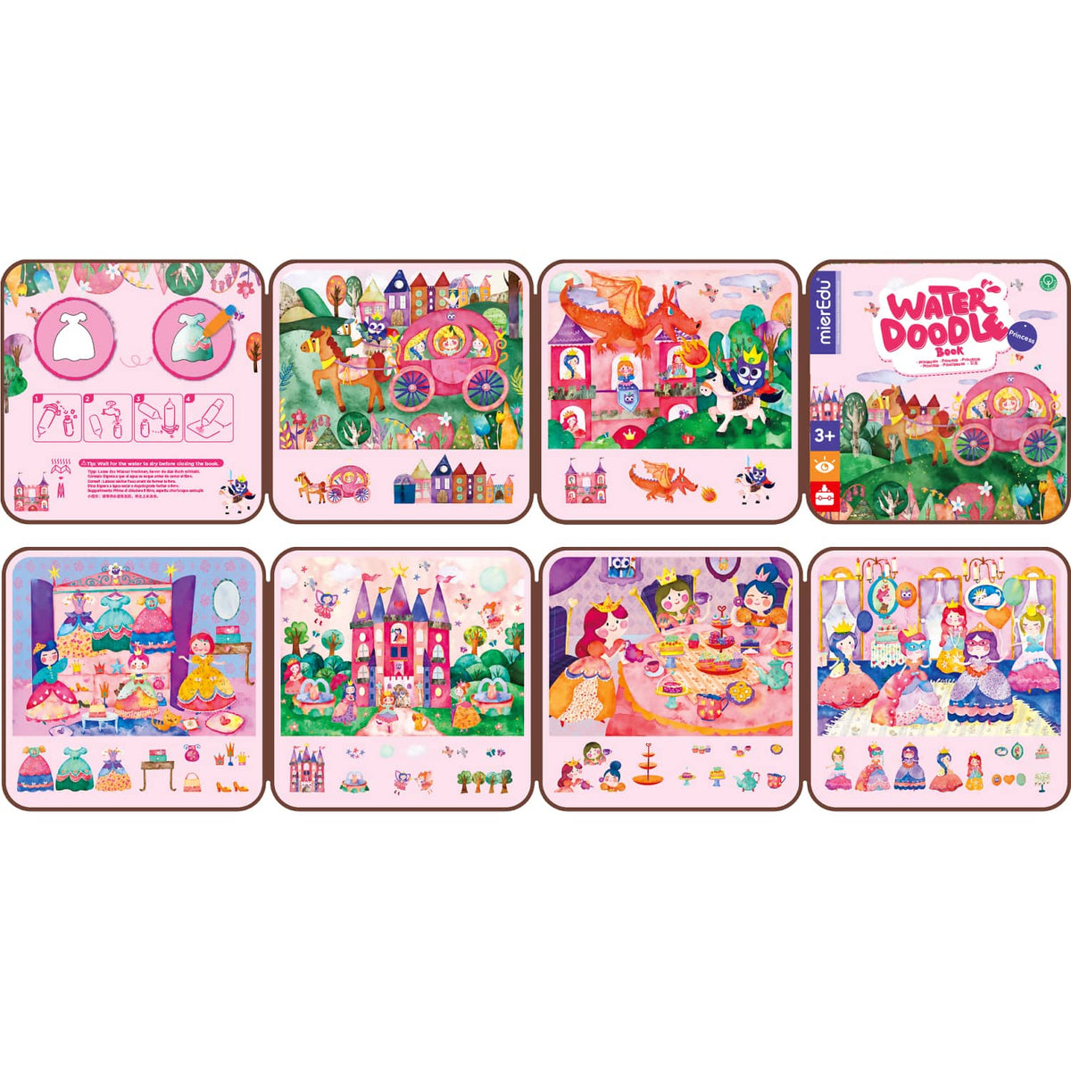mierEdu - Water Doodle Book Princess